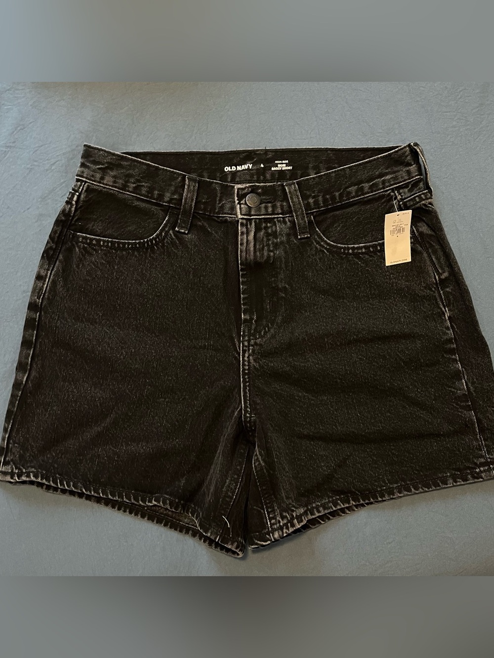 Old Navy Black High-Rise Jean Shorts